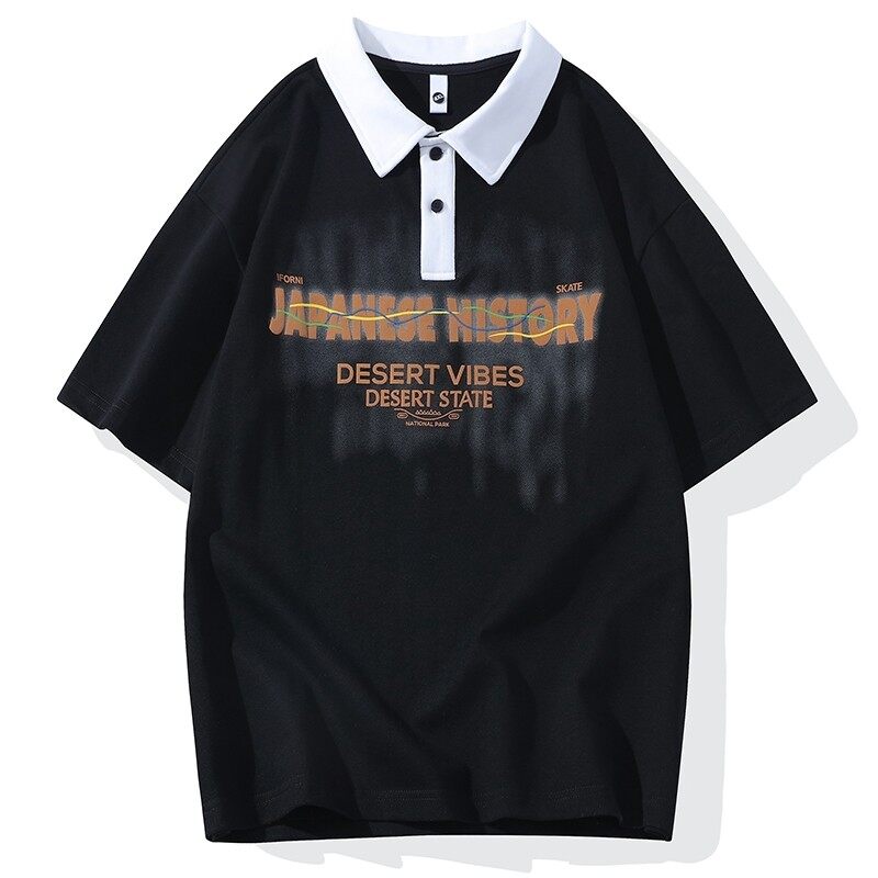 25061-特P40夏季休闲时尚T恤男短袖打底衫学生宽松翻领短袖POLO衫,男装T恤,电商D310（原电商305）