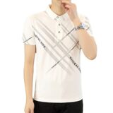 25023-P35春季休闲时尚T恤男短袖打底衫商务休闲修身短袖POLO衫，男装T恤，电商D310（原电商305）