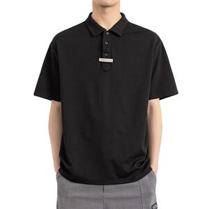 25068-特P50夏季休闲时尚T恤男短袖打底衫潮牌翻领短袖polo衫男图片