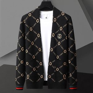 83853-P65轻熟风商务休闲外套春季休闲时尚毛衣外套男长袖开衫图片
