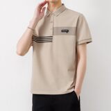 25052-特P35夏季休闲时尚T恤男短袖打底衫休闲翻领短袖polo衫男，男装T恤，电商D310（原电商305）