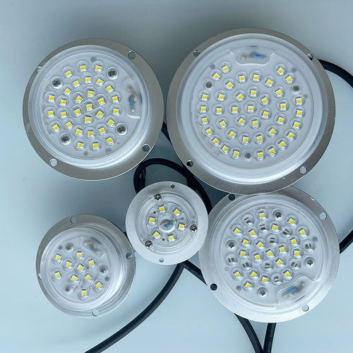 户外防水led路灯模组光源30W维修模块散热器50W灯头灯芯板配件60w
