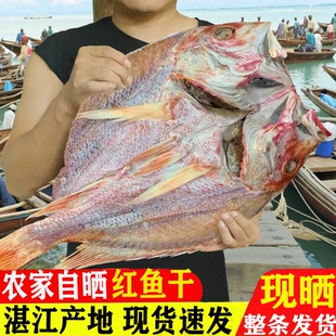 正宗湛江红鱼干野生大咸鱼年货特产水产海鲜干货农家新鲜自晒包邮