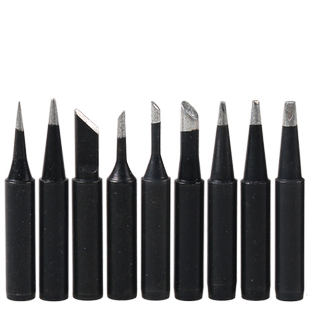 德旗936无铅烙铁头黑金刚焊枪嘴937焊台一字马蹄头特尖K型咀刀头