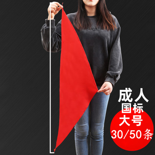 成人红领巾棉布高档家长聚会