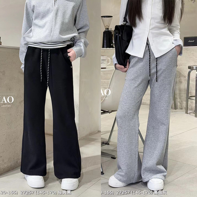 女童针织喇叭裤中大童韩版