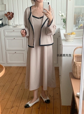 2026年春季新款韩国东大门 cherish优雅风大码套装开衫