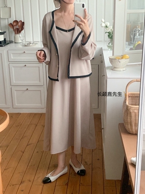 2026年春季新款韩国东大门 cherish优雅风大码套装开衫