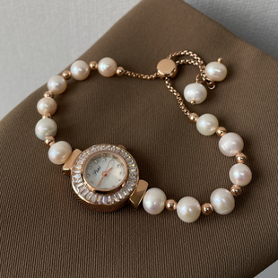 女款学生ins风小众手表女轻奢高级感正品女款链式2026新款女士表