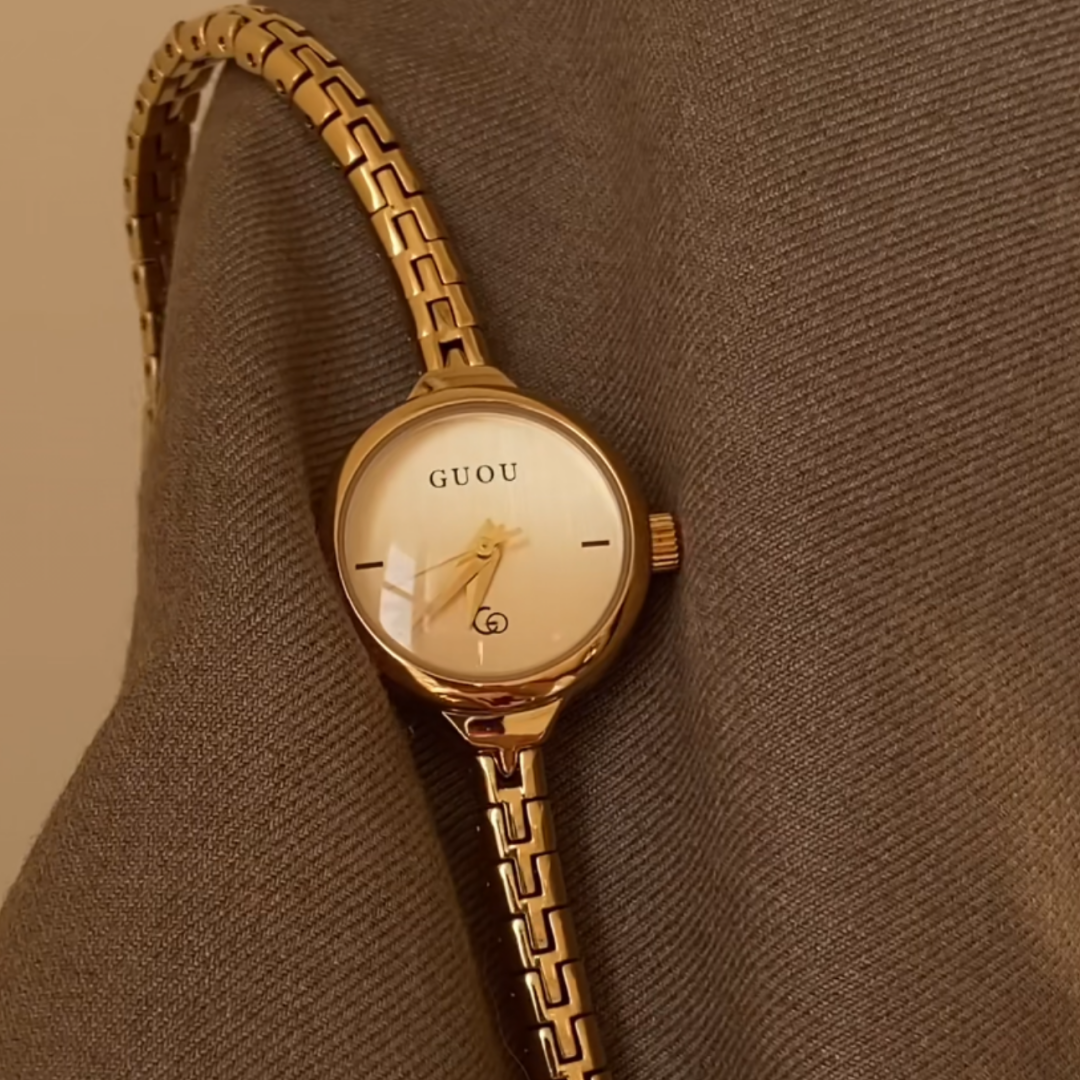 中古手链式品牌手表女职场复古小巧精致女士女款高颜值女式女表金