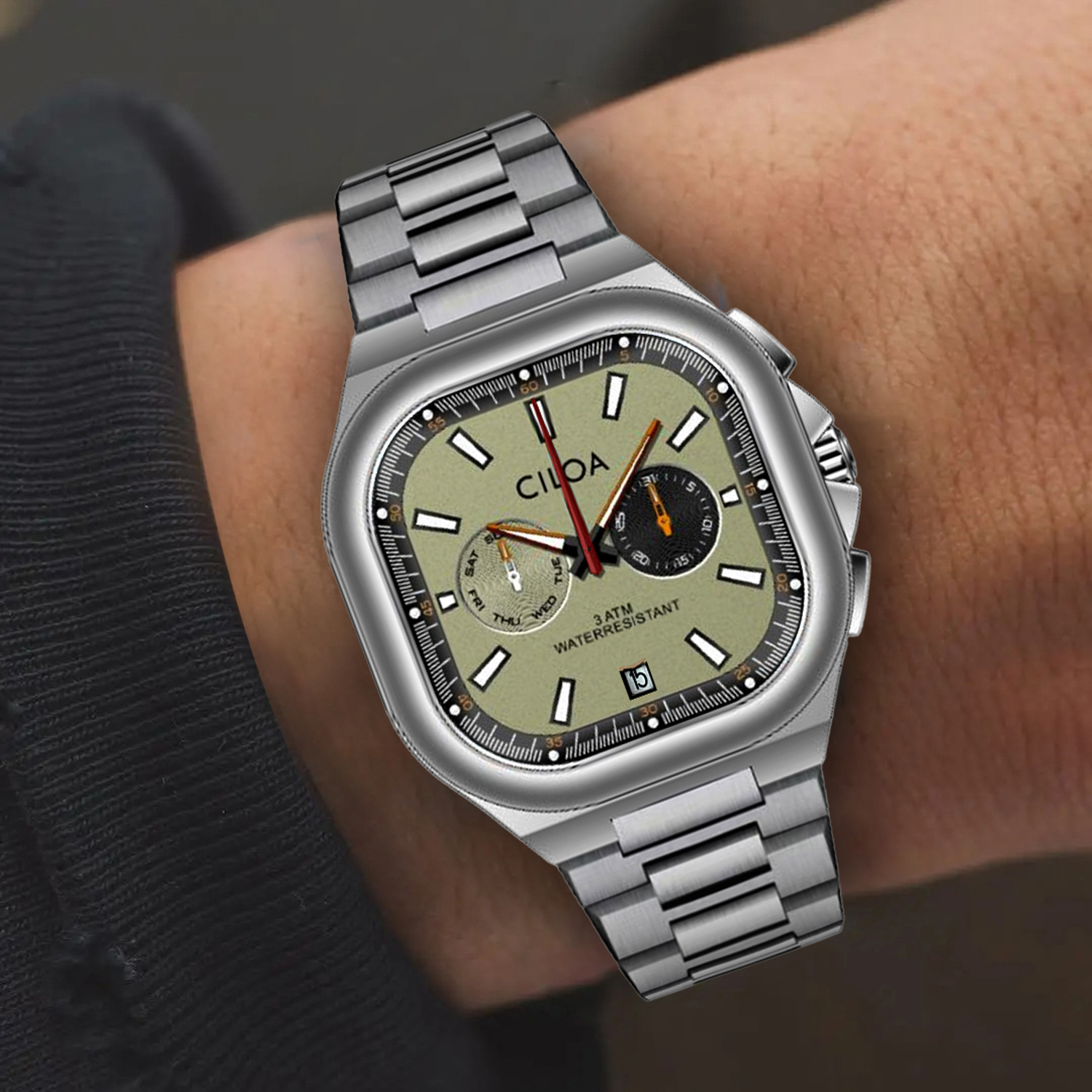 品牌正品机械手表男2025新款运动男士男款虫洞概念氚气青少年男表