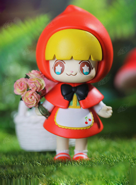 KIMMY&MIKI猫女KM童话系列盲盒52TOYS小红帽手办送女生生日礼物