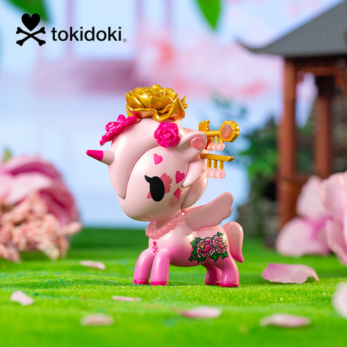 独角兽tokidoki盲盒花的信仰公仔
