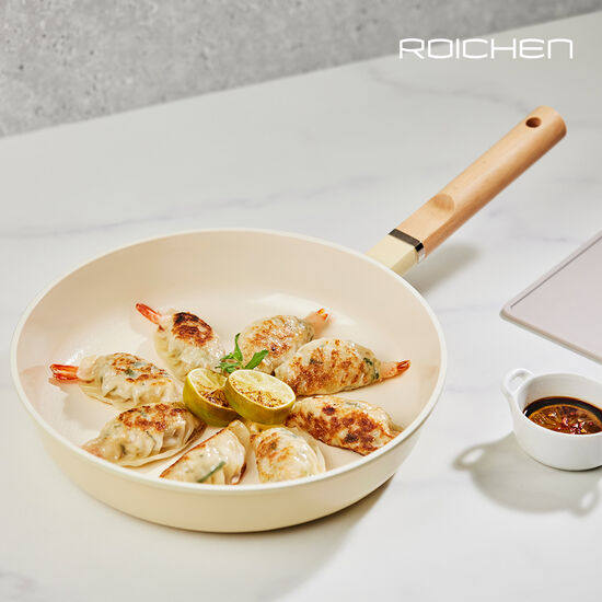 韩国原装进口正品ROICHEN辅食锅不粘汤锅平底煎锅炒锅奶锅