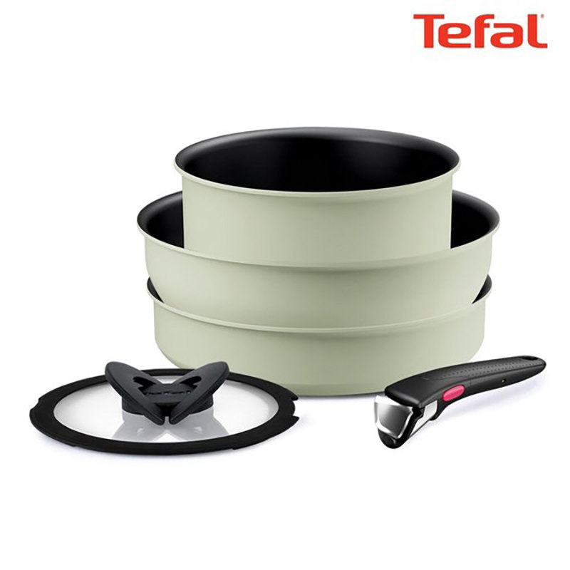 Tefal特福 原装正品可拆卸手把叠叠锅炒锅平底煎锅汤锅套装