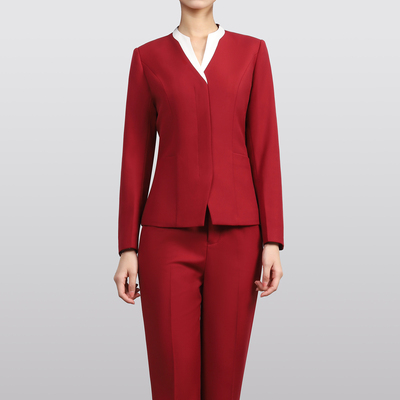 酒店前台接待工装女职业套装