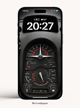 K484 / 跑车仪表盘 / 4K高清手机壁纸