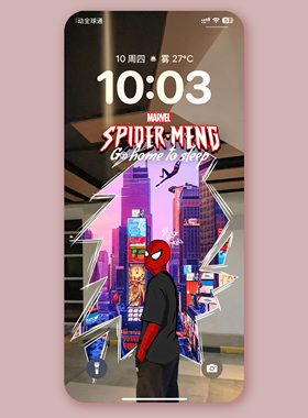 K1506 蜘蛛侠平行宇宙 回家睡觉 4K高清手机壁纸