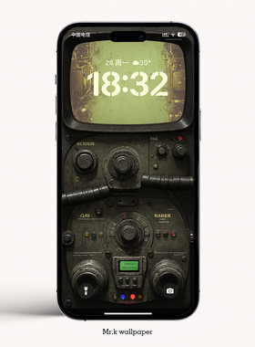 K355 量子探测仪模拟器雷达 iphone手机4K高清壁纸苹果手机壁纸