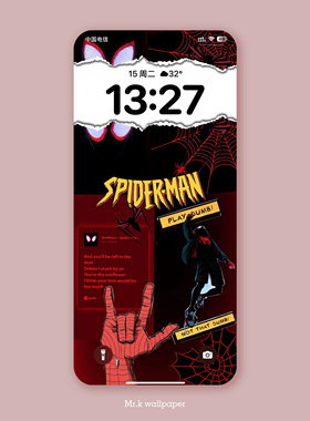 K1545 蜘蛛侠平行宇宙 4K高清手机壁纸