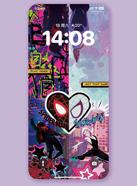 K829 蜘蛛侠平行宇宙穿越时空 Iphone手机4K高清壁纸苹果手机壁纸