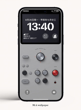 K463 / 极简复古播放器 iphone手机4K高清壁纸苹果手机壁纸