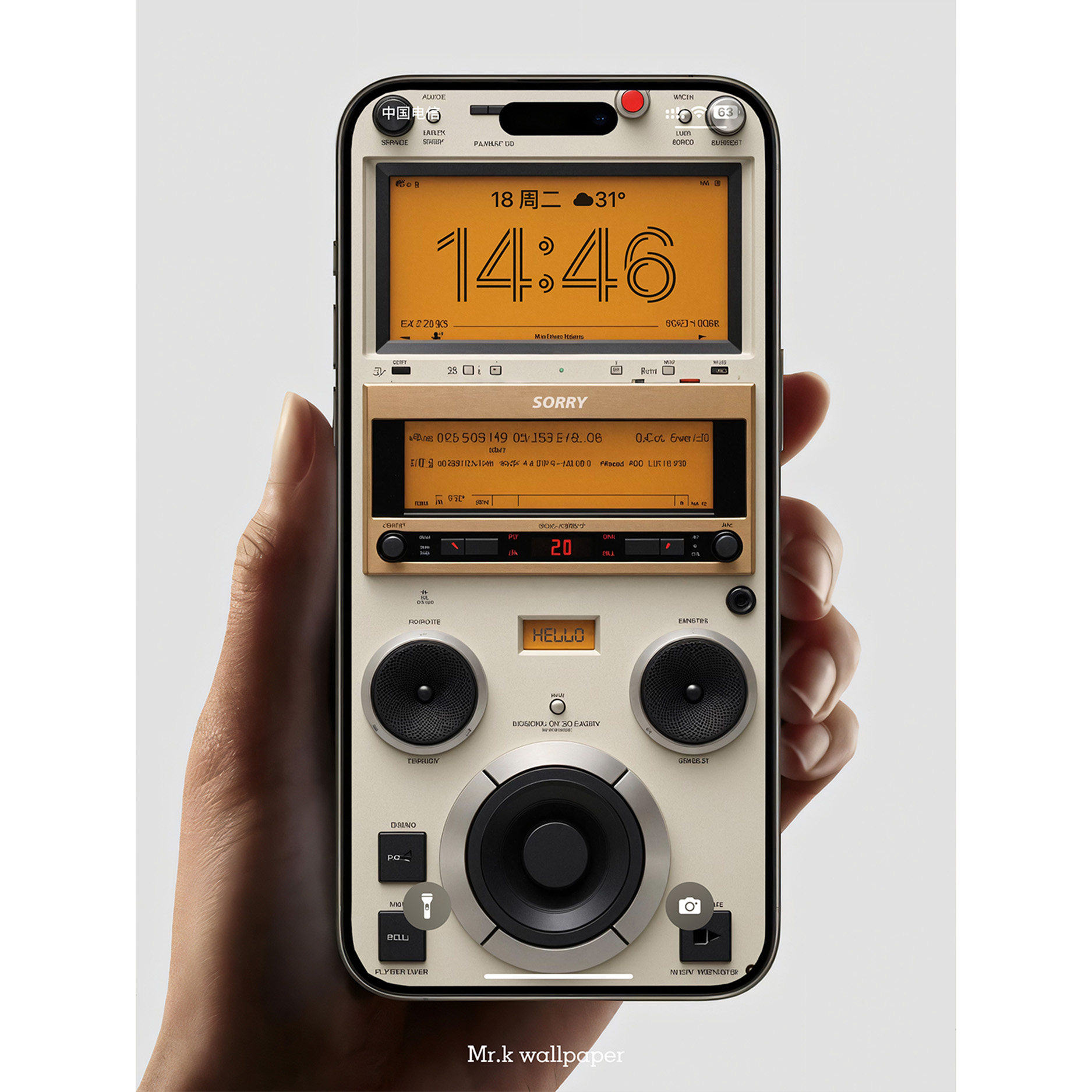 K334 / SONY复古播放器 iphone手机4K高清壁纸苹果手机壁纸