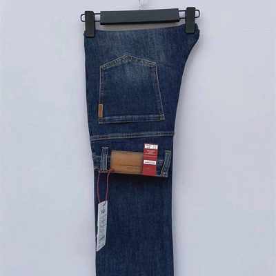笨小孩春秋牛仔男裤直筒加长