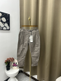 女宽松显瘦中腰微弹褶皱款 2025夏季 百搭休闲裤 新款 简约舒适 时尚