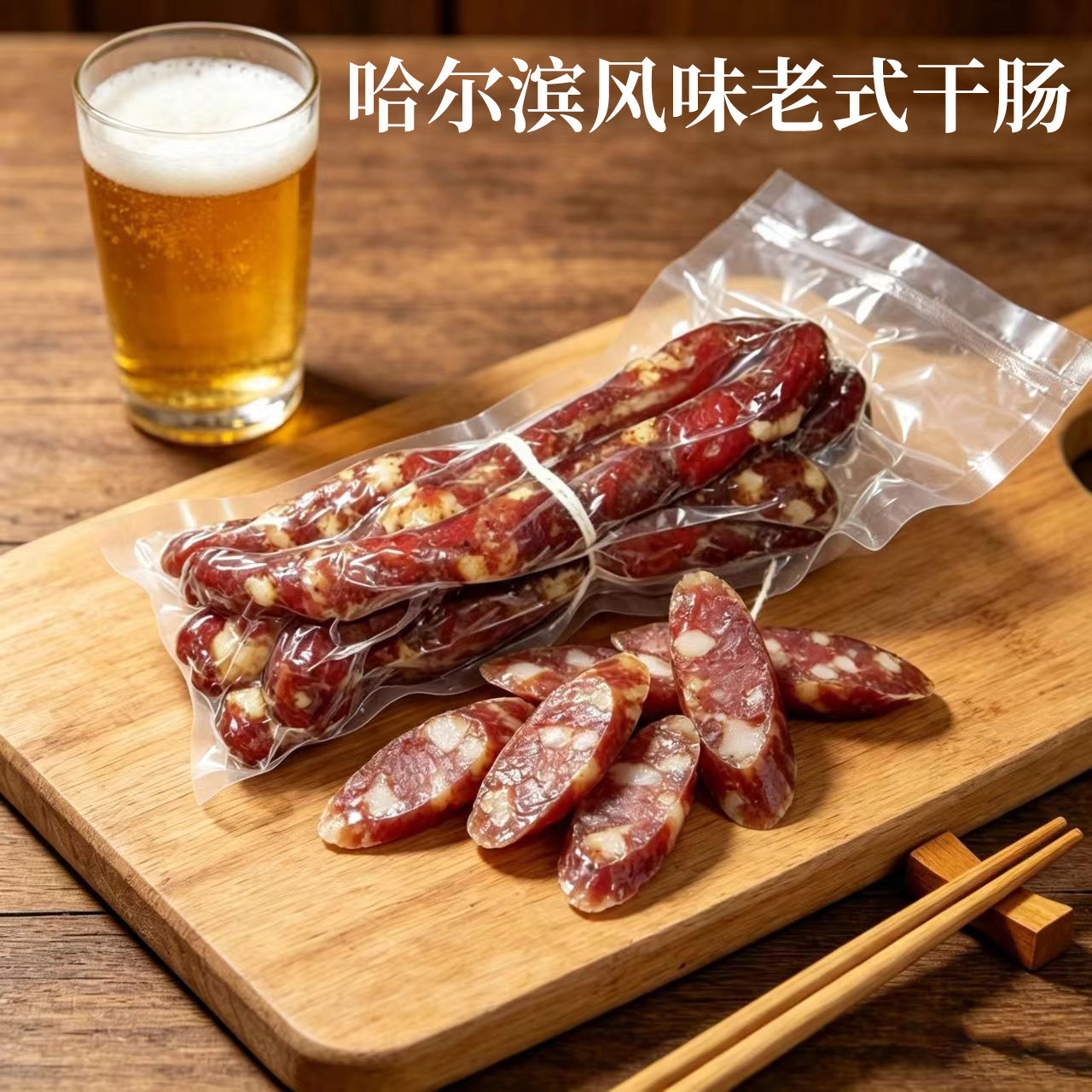 哈尔滨老式风味风干肠熟食