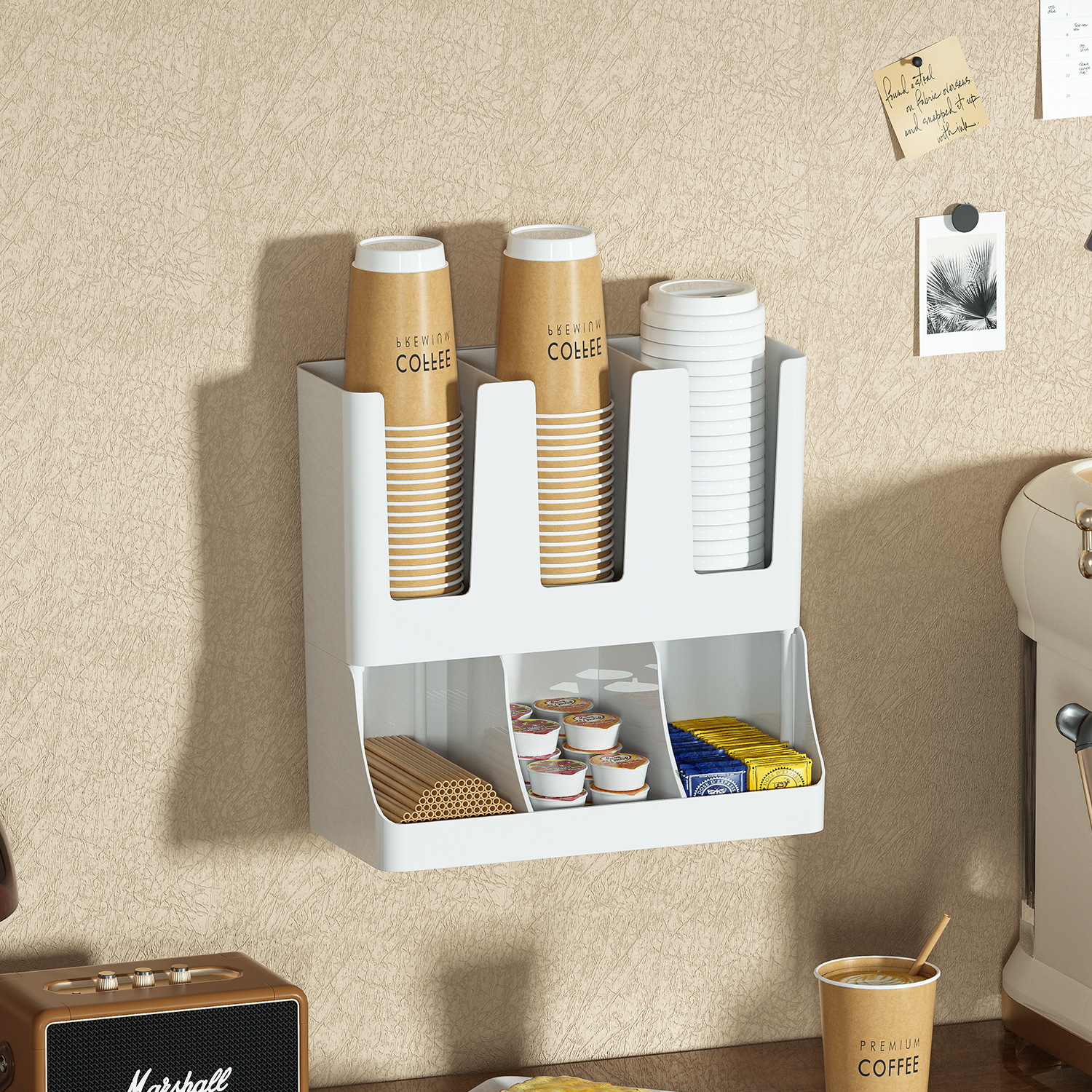 桌面纸杯架一次性杯子取杯器