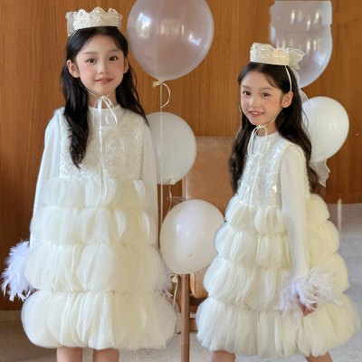 女童轻奢公主裙无袖背心裙