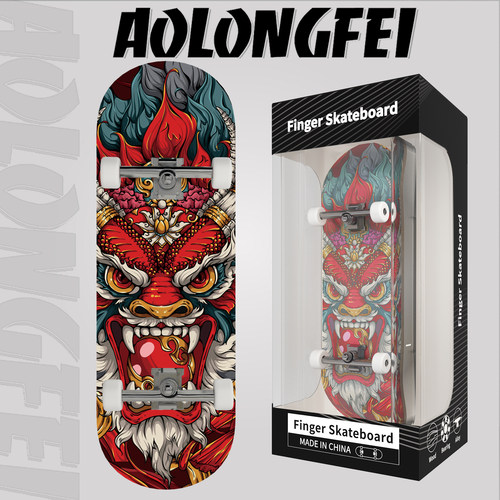 专业手指滑板迷你指尖枫木新手入门滑板车乌龟玩具儿童男桌面摆件