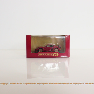 MINICHAMPS 迷你切Tarmac Works 1:64 保时捷 红色展会版汽车模型
