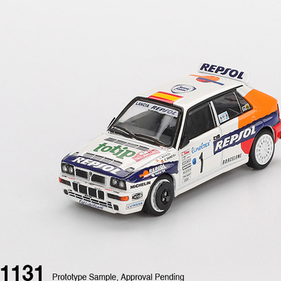 MINIGT#1131蓝旗亚1:64Lancia Delta HF Integrale Evoluzione #1