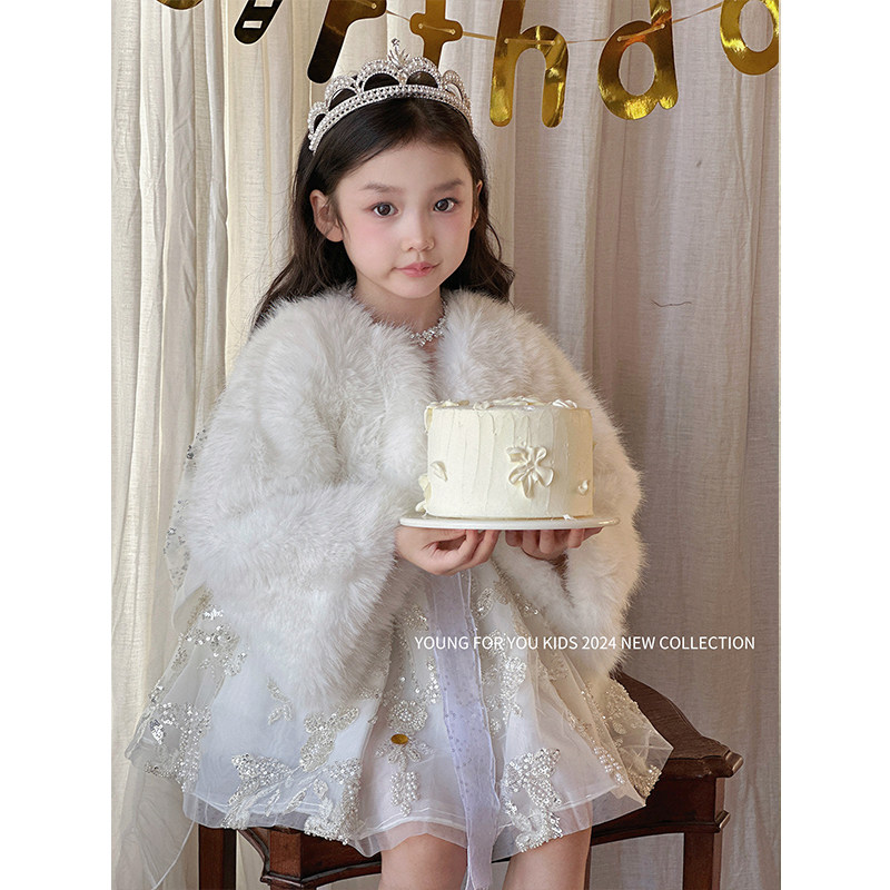 YFY女童八音盒洛丽塔连衣裙婚纱公主裙生日礼服赵露思同款