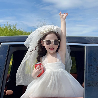 女童夏季吊带纱裙连衣裙