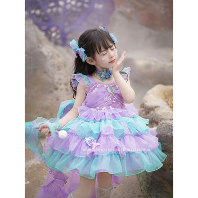 女童美人鱼公主裙洛丽塔
