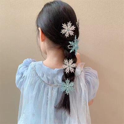 YFY经典钜献！艾莎公主女童连衣裙网纱雪花冰雪奇缘生日礼服超仙 — 1
