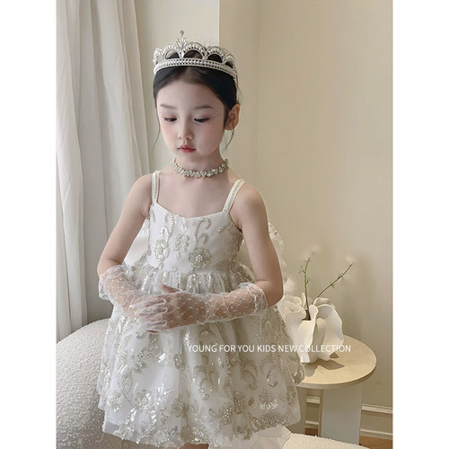 YFY女童八音盒洛丽塔连衣裙婚纱公主裙生日礼服赵露思同款