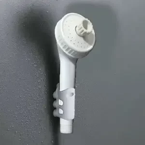 老式手持式花洒淋浴喷头热水器淋蓬头带开关挂单喷头塑料