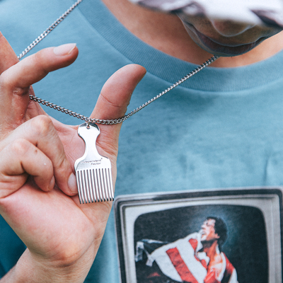 独立因子美式复古插梳街头吊坠