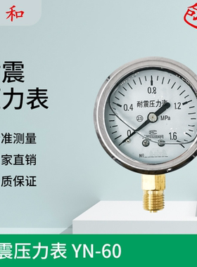 液压耐震压力表YTN-60 0-1MPA 10MPA 16MPA 25MPA 40MPA 60MPA外