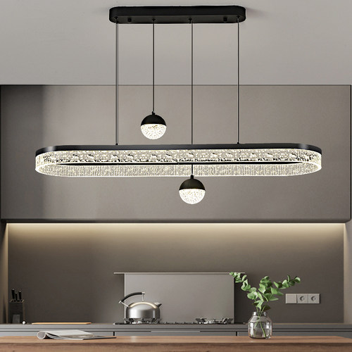 2026新款意式极简餐厅吊灯氛围感