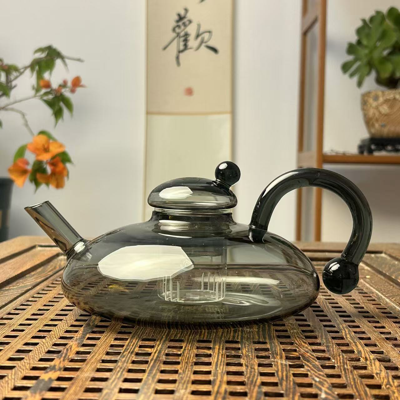 大肚财鼠壶超薄电陶炉煮茶壶