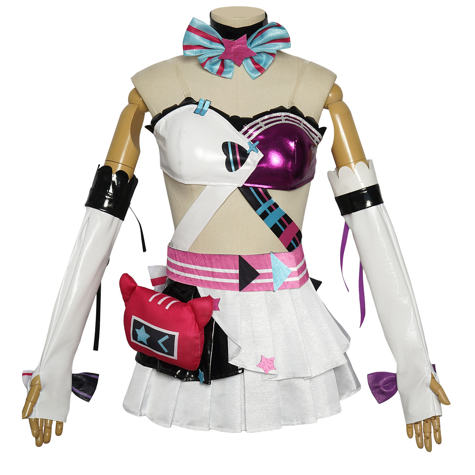 表演COSPLAY舞台装长袖百褶裙服