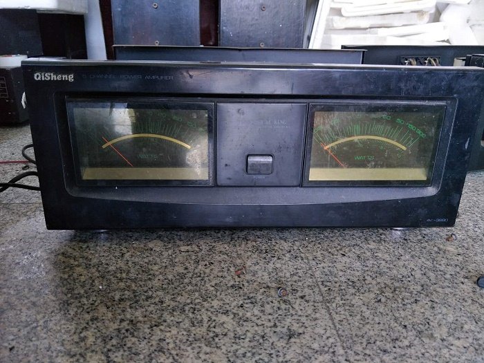 Used original QISHENG AV-388D dual header power amplifier, header power amplifier board, transformer accessories