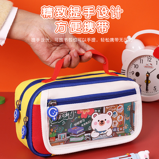 笔袋女生26新款复古风文具盒小学生文具袋男孩大容量初高中铅笔袋