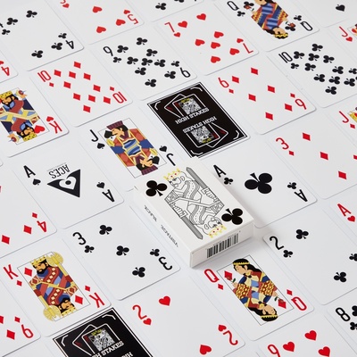 Hustler德州扑克牌德扑PVC塑料扑克WSOP WPT磨砂加厚宽牌大字