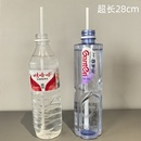 一次性超长28cm三品耐高温咖啡吸管独立纸包装 防烫小口径奶茶吸管